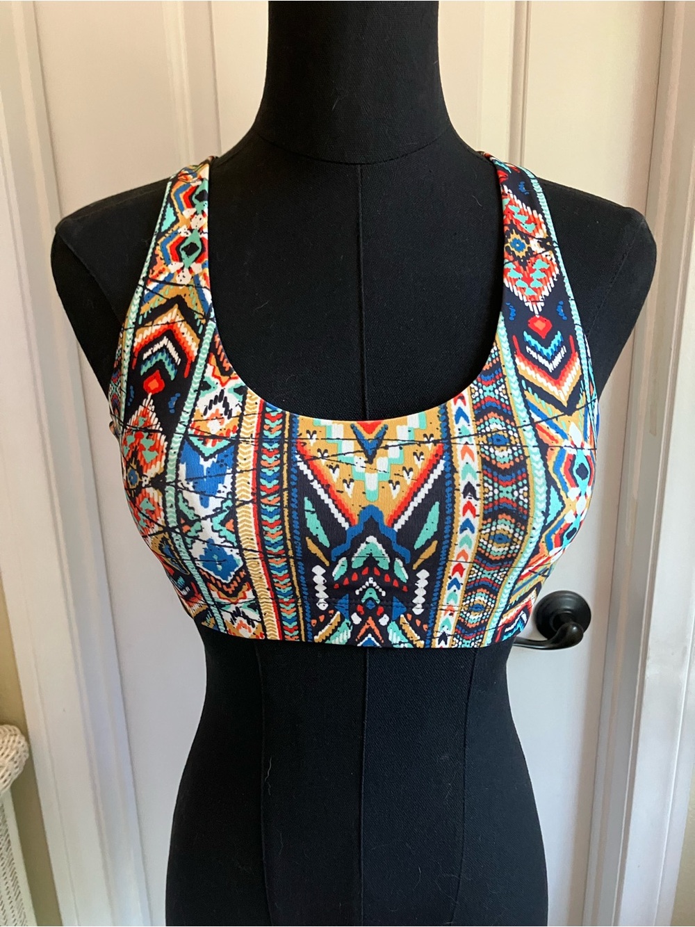 Mossimo Tribal Print Sports Bra S